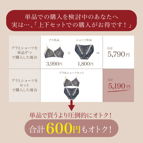 Feliture極ふわブラ ショーツ単品